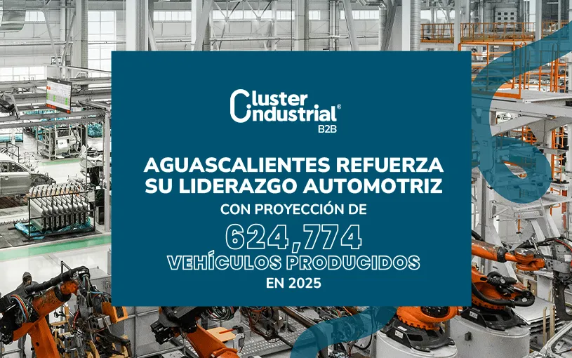 Aguascalientes refuerza su liderazgo automotriz con proyección de 624,774 vehículos producidos en 2025