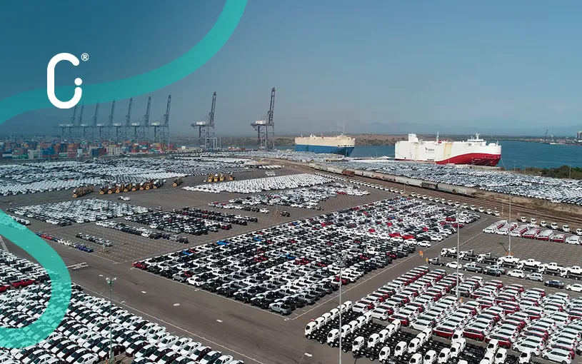 Puertos mexicanos mueven 2.03 millones de vehículos por vía marítima entre enero y noviembre de 2025