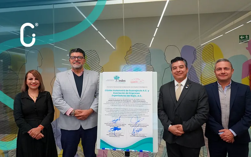 Nuevo convenio entre Index Guanajuato y CLAUGTO refuerza el ecosistema automotriz de la entidad