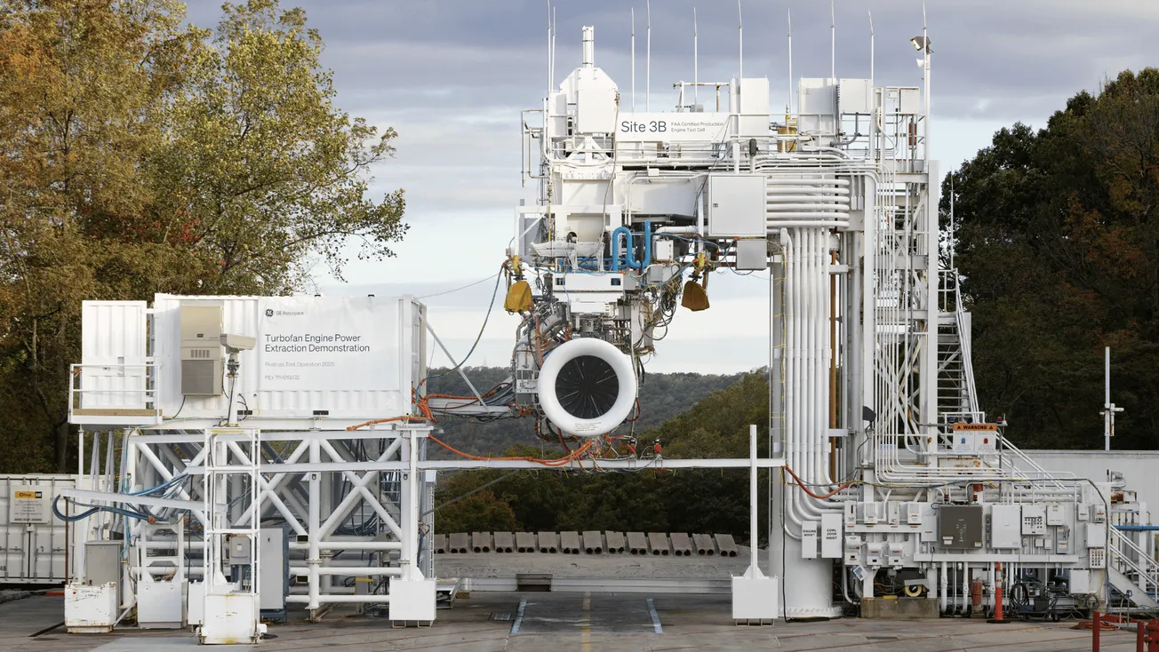 GE Aerospace demuestra con éxito un sistema de motor híbrido-eléctrico para aviones de pasillo único en pruebas de tierra