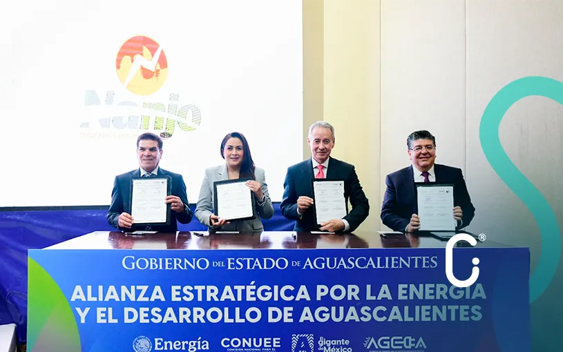 Ageea y Conuee firman convenio para impulsar eficiencia energética en Aguascalientes